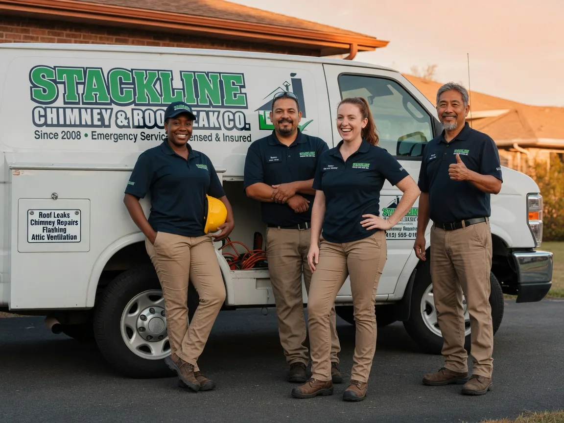 Chimney flashing repair company in Schnecksville, PA